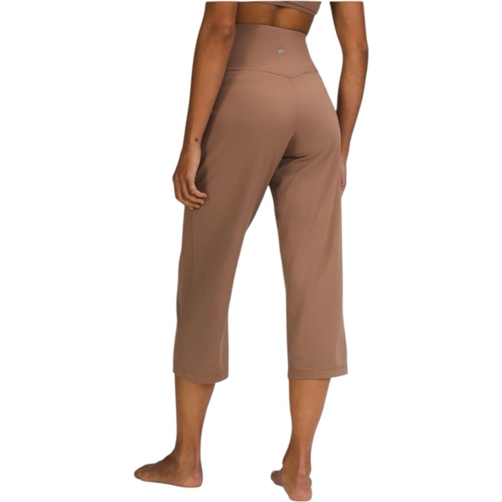 Lululemon Align Hi Rise Wide Leg Pants Tan Brown Plus Size 20 New!